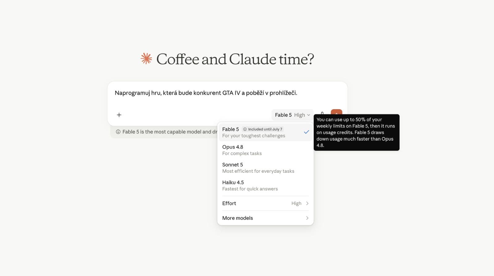 Claude Fable 5 je zpět. A máte jen pár dní, abyste ho využili.