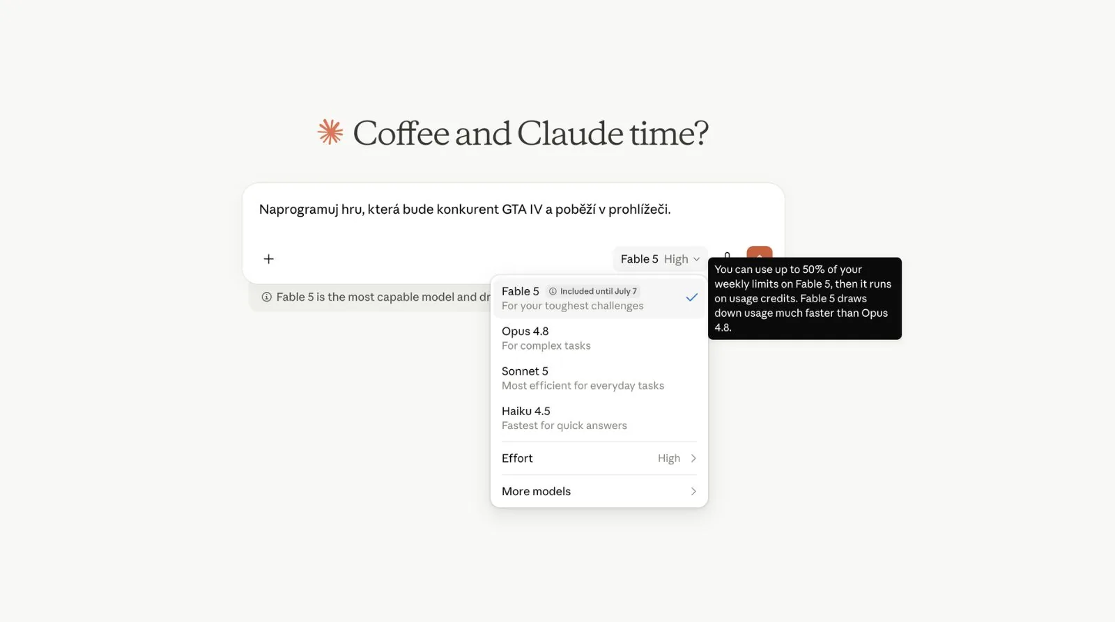 Claude Fable 5 je zpět. A máte jen pár dní, abyste ho využili.