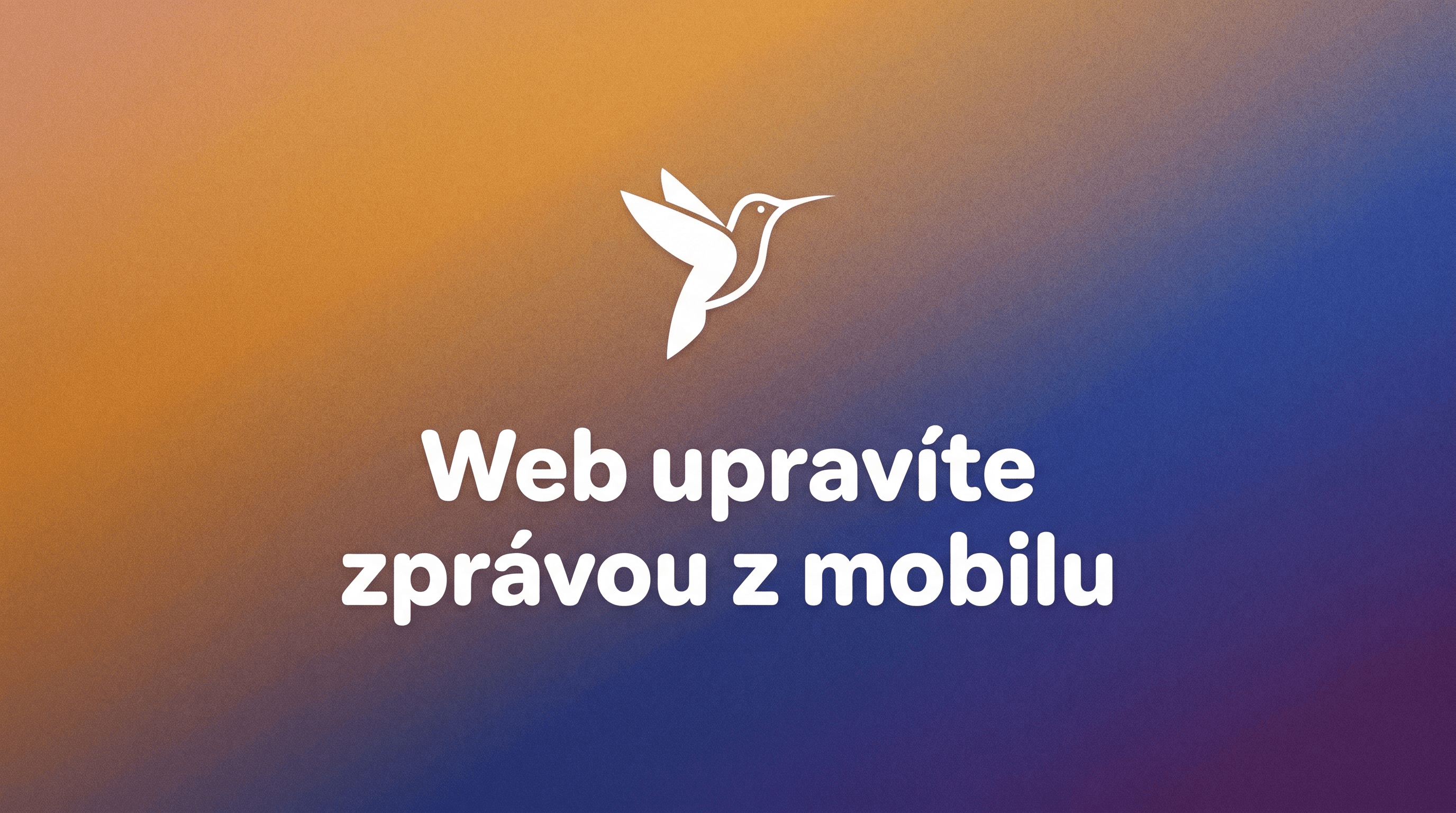 Macaly se nastěhoval do WhatsAppu. Web upravíte zprávou z mobilu