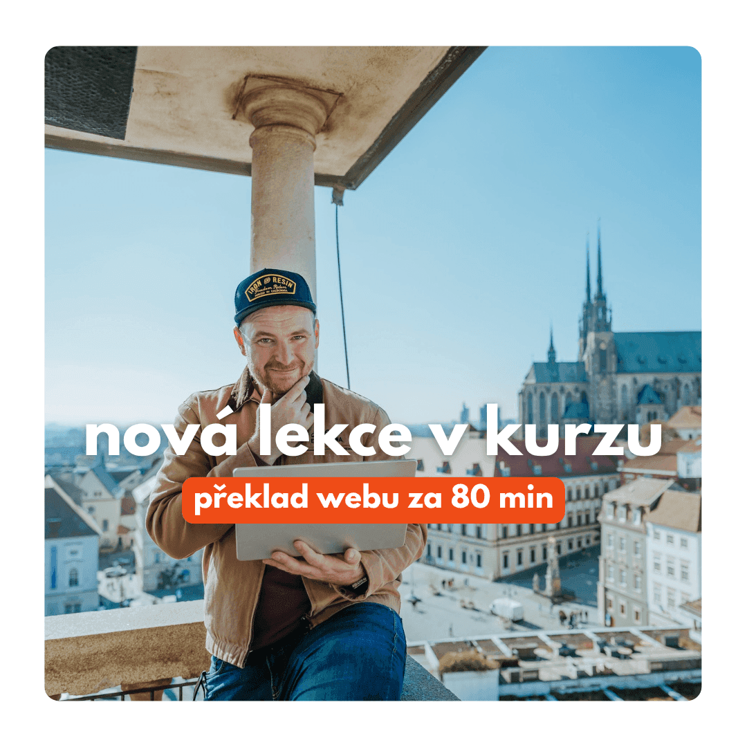 Nová lekce: Překlad webu za 80 minut pomocí vibe codingu