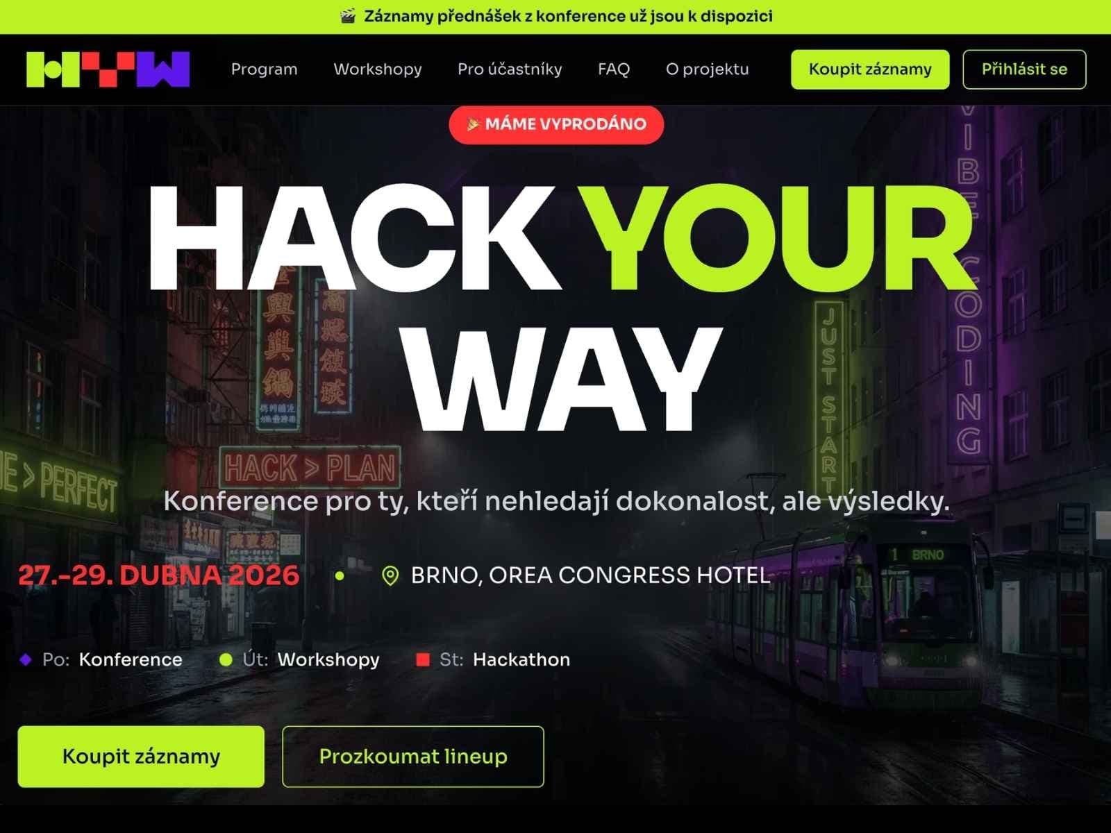 Web konference Hack Your Way