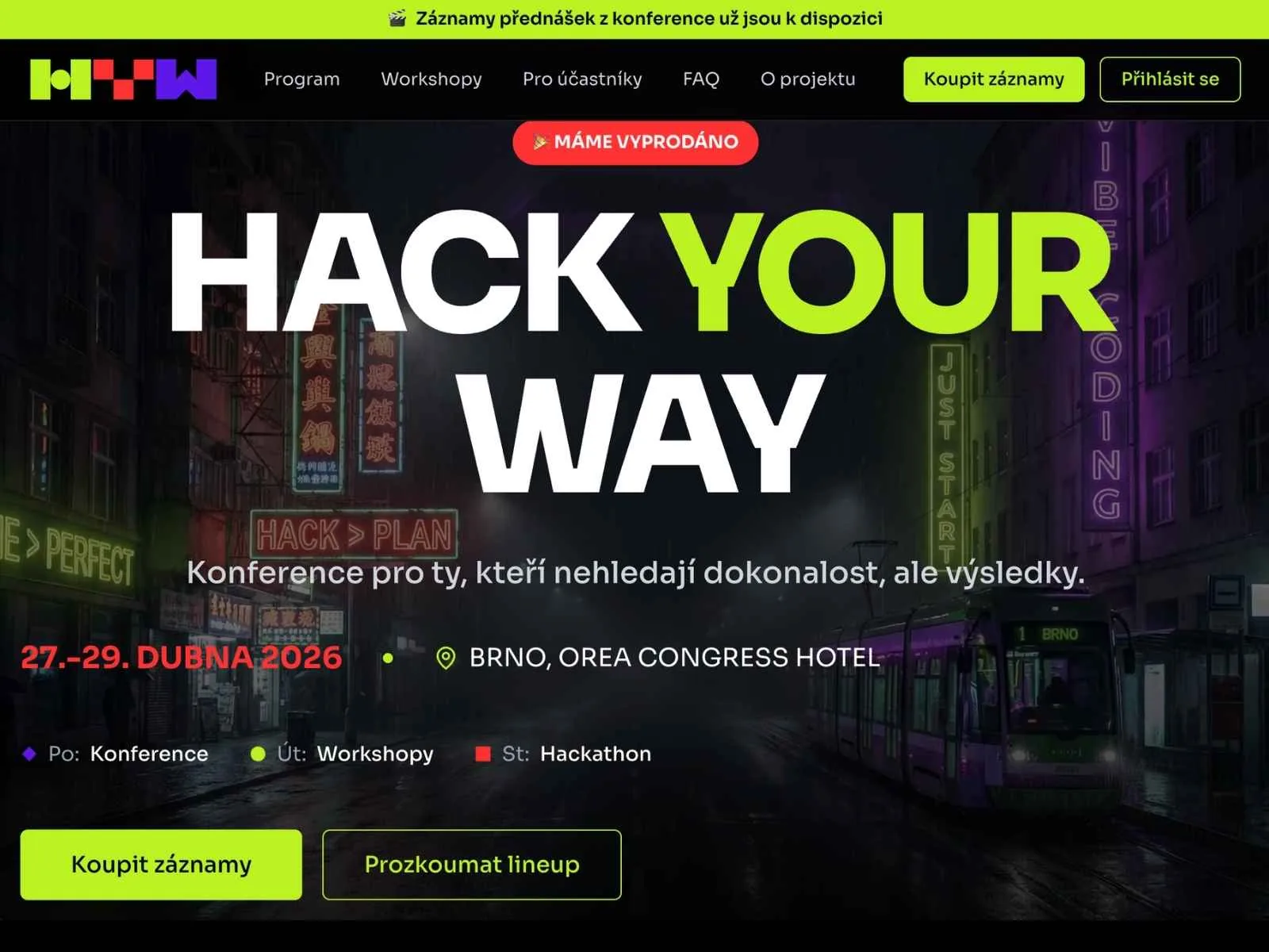 Web konference Hack Your Way